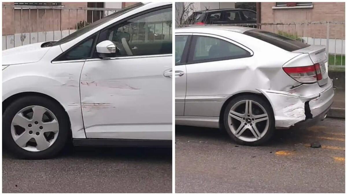 Latisana. Urta e danneggia due veicoli in sosta nel cuore della notte, poi fugge - 