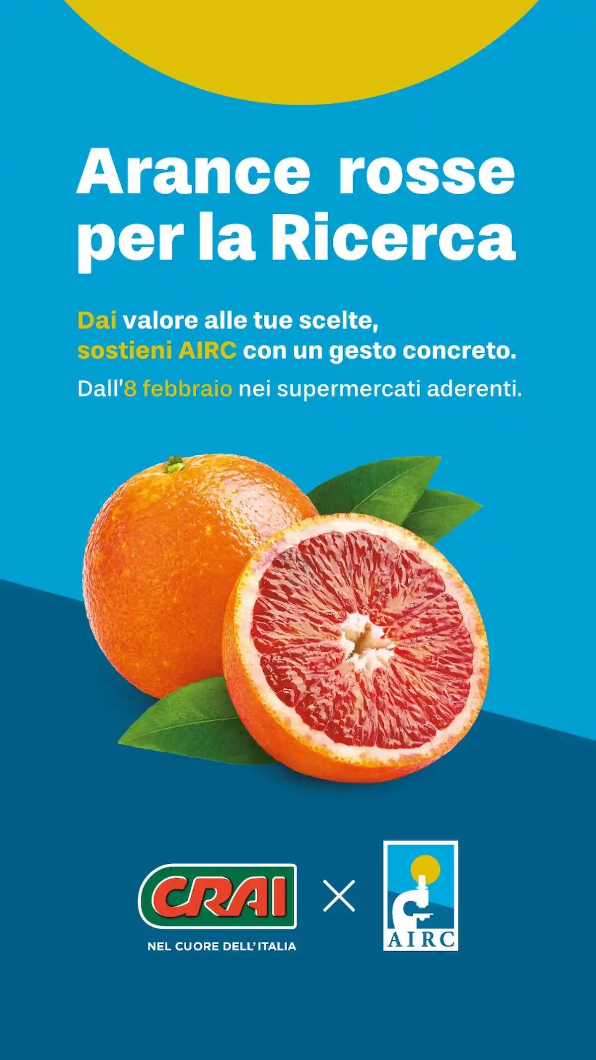 CRAI al fianco di Fondazione AIRC nella campagna “Arance rosse per la ricerca” - 