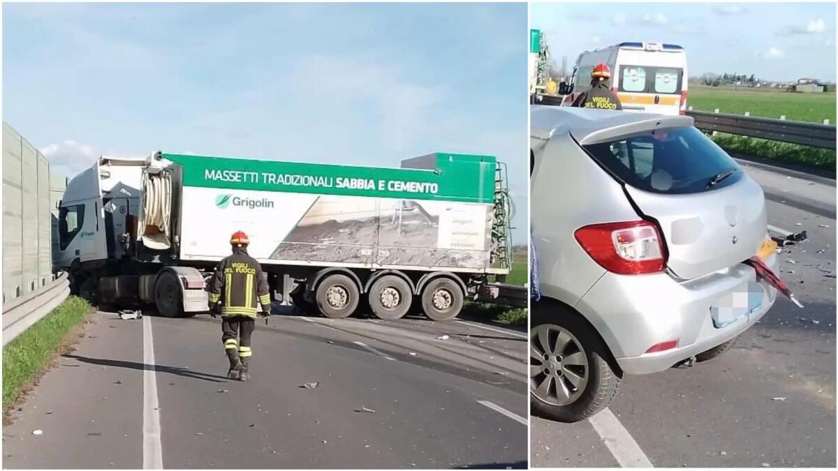 Drammatico scontro tra auto e camion: due persone morte sul colpo - 