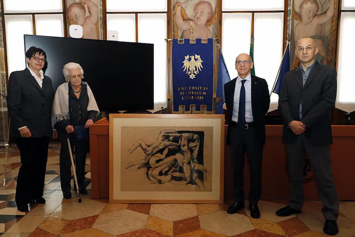 Un dono di arte e cultura all'Università di Udine: l'opera di Luciano Ceschia - 