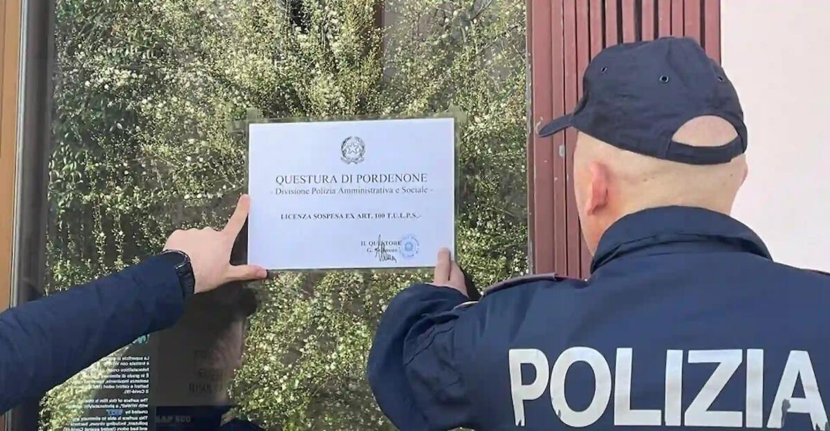 Spaccio di droga in un locale del centro a Vigonovo di Fontanafredda: chiuso per 75 giorni - 