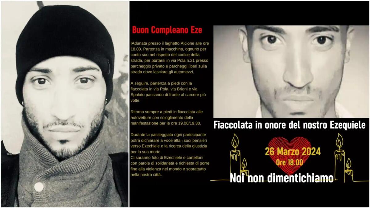 Omicidio di Ezechiele Mendoza, una fiaccolata commemorativa a Udine - 