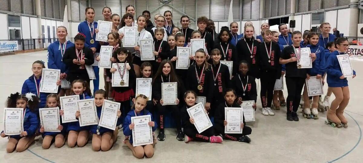 Pattinaggio artistico, le Libertiadi fanno volare Red Flames e Porcia - 