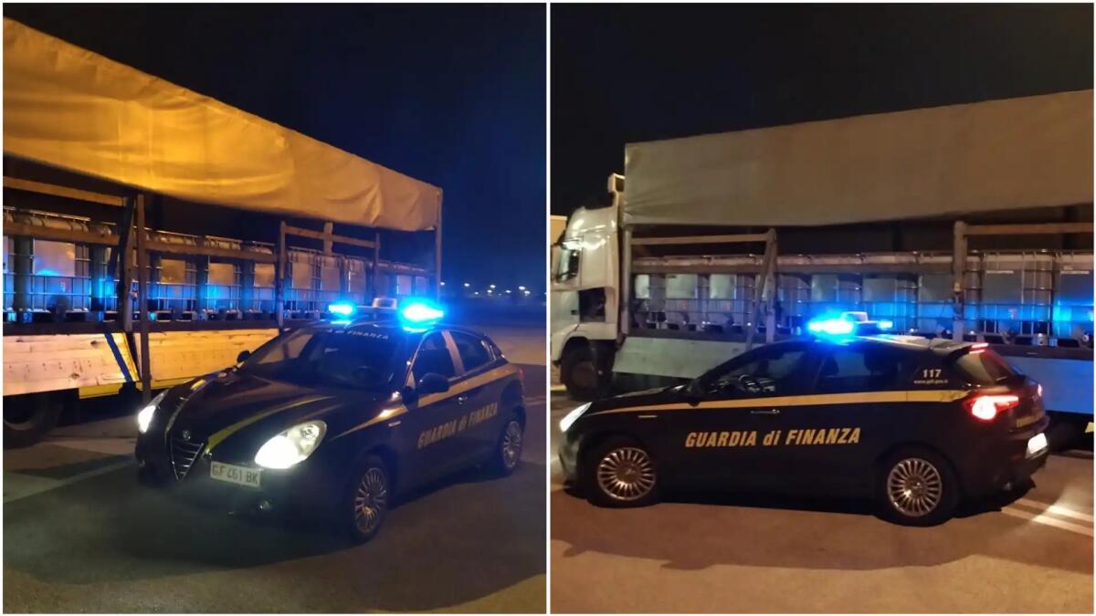 Sequestrati 27mila litri di gasolio di contrabbando, spacciato per liquido anticorrosivo - 