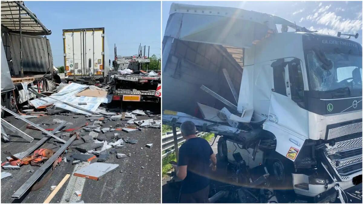 Quinto incidente in A4, violento scontro tra mezzi pesanti: un ferito. Chiusa la corsia di marcia -