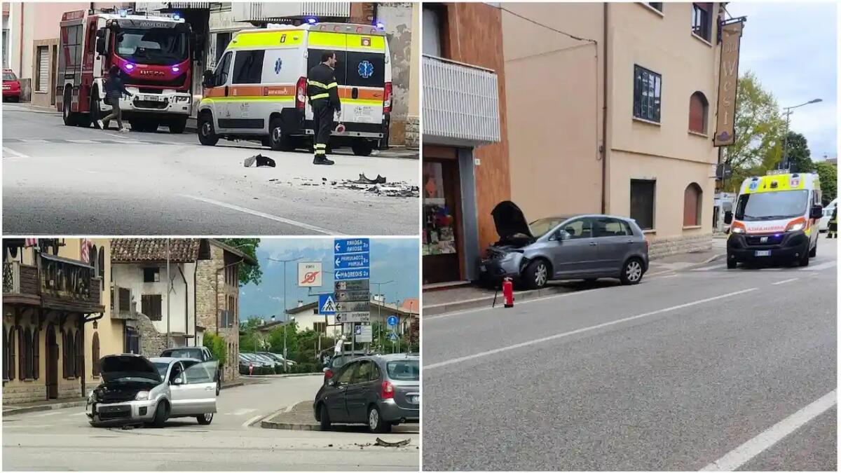 Incidente a Povoletto, violento scontro tra auto all'incrocio: feriti i conducenti - 