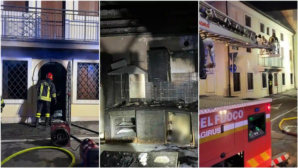 Scoppia l'incendio in appartamento, una persona portata in salvo con l’autoscala - 