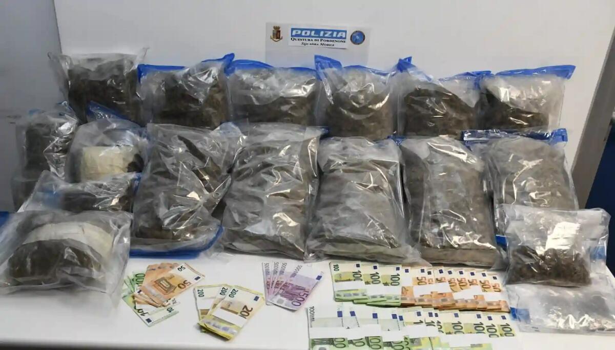 Spacciava marjuana: arrestato a Pordenone un 41enne, titolare di un' autofficina carrozzeria - 