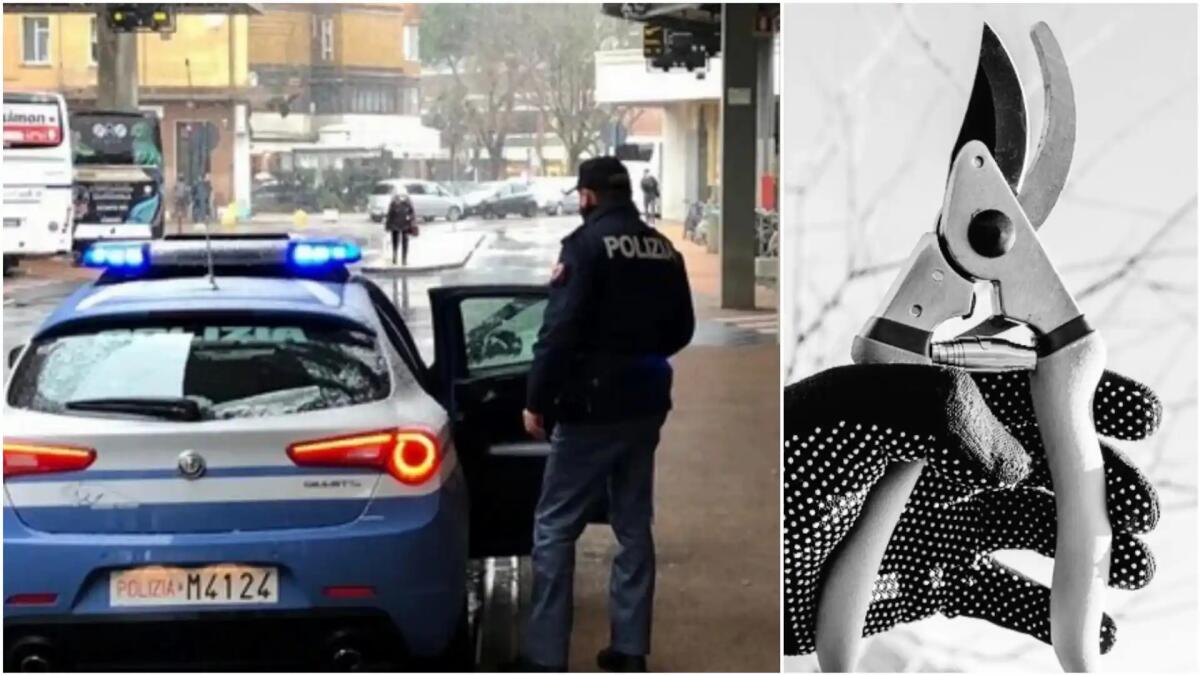 Terrore a Udine, armato di cesoie minaccia i passanti e ferisce un poliziotto: bloccato - 