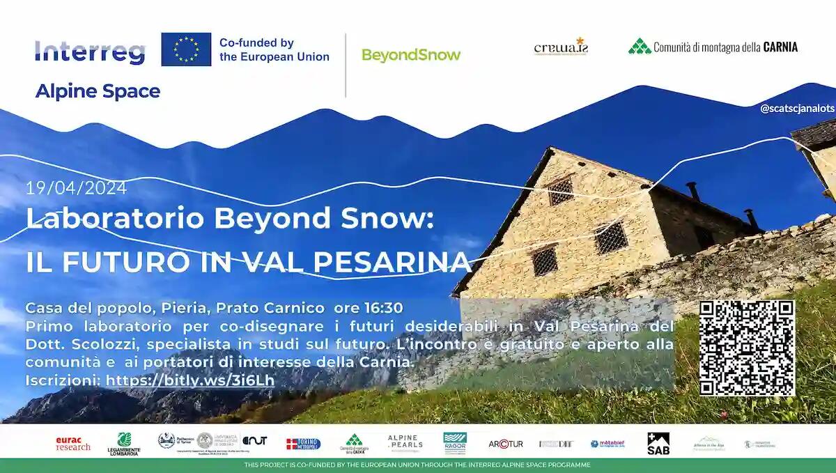 Progetto Beyond Snow, incontri in Val Pesarina - 