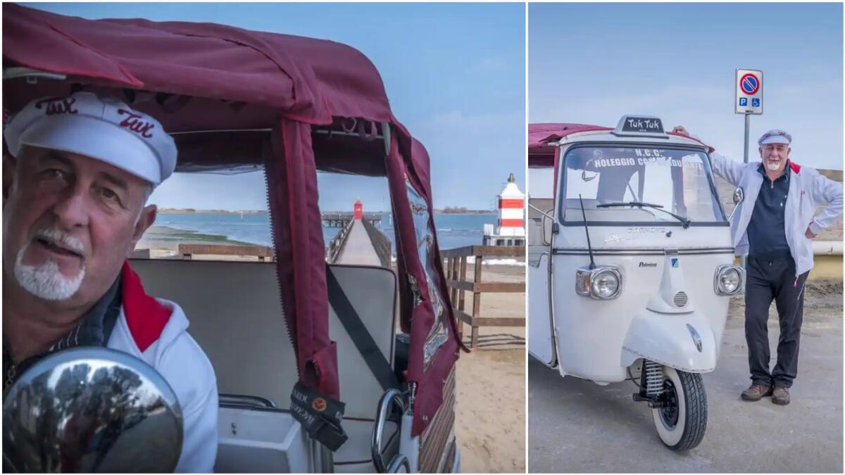 È morto Carmine Desiderio: Lignano piange l'uomo del Tuk Tuk, l'Ape Calessino - 