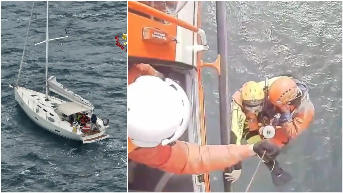 Colpito al volto dal boma della barca a vela: soccorso in mare velista - 