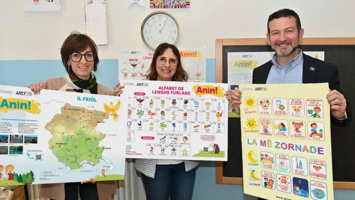 Il friulano a scuola? Questi nuovi poster dell'ARLeF aiuteranno i bambini ad impararlo - 