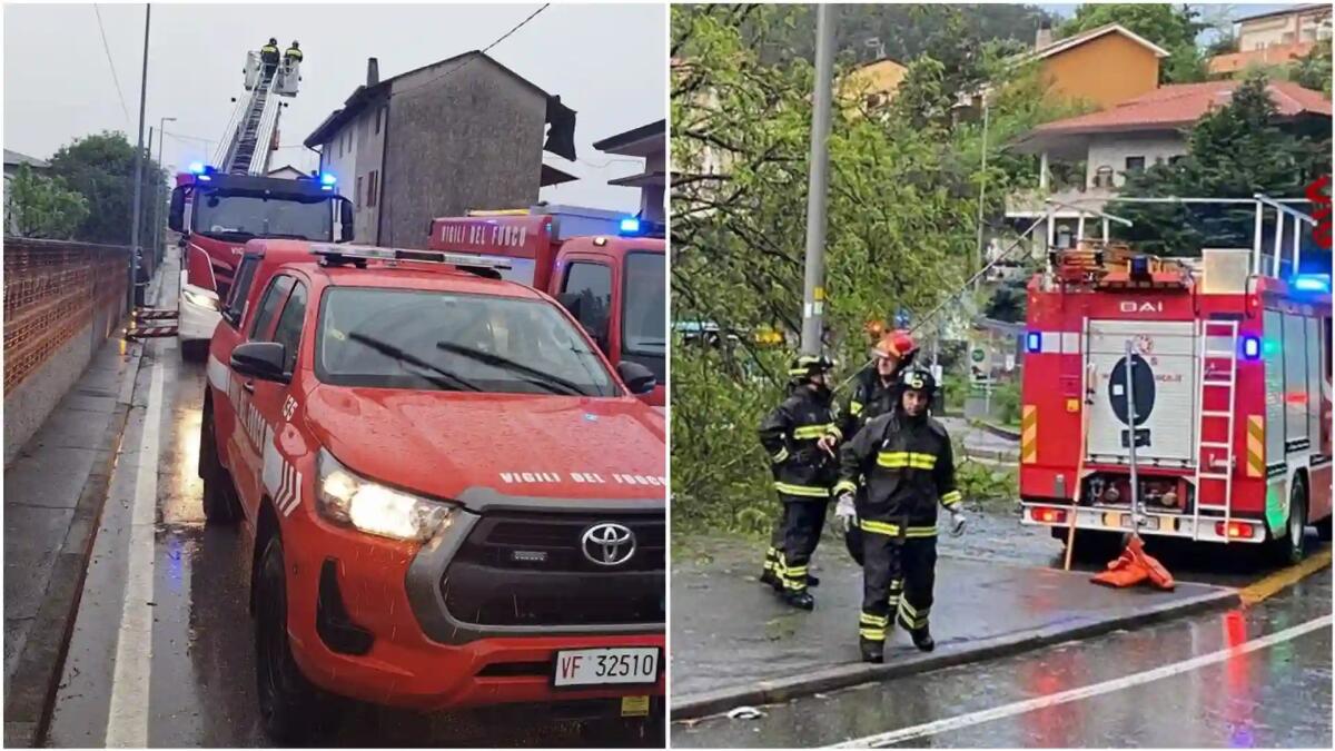 Friuli flagellato dal maltempo, già 120 gli interventi dei Vigili del fuoco - 