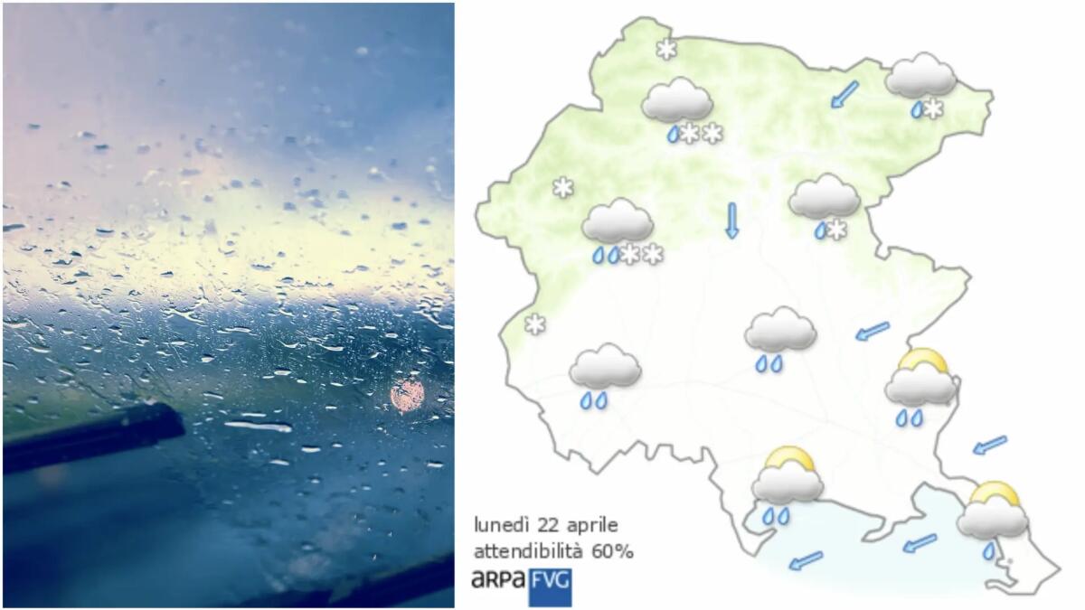 Previsioni Meteo Friuli Venezia Giulia, che tempo farà oggi 22 aprile 2024 - 