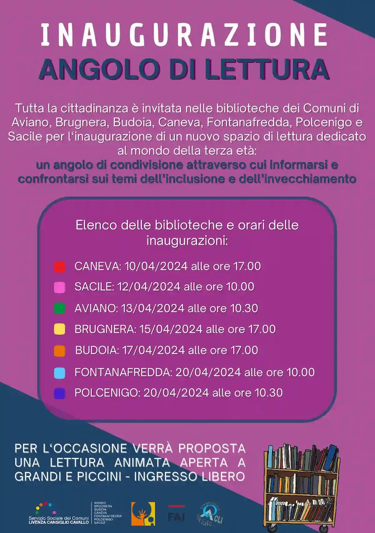 Caneva, le biblioteche della pedemontana parlano di anziani - 