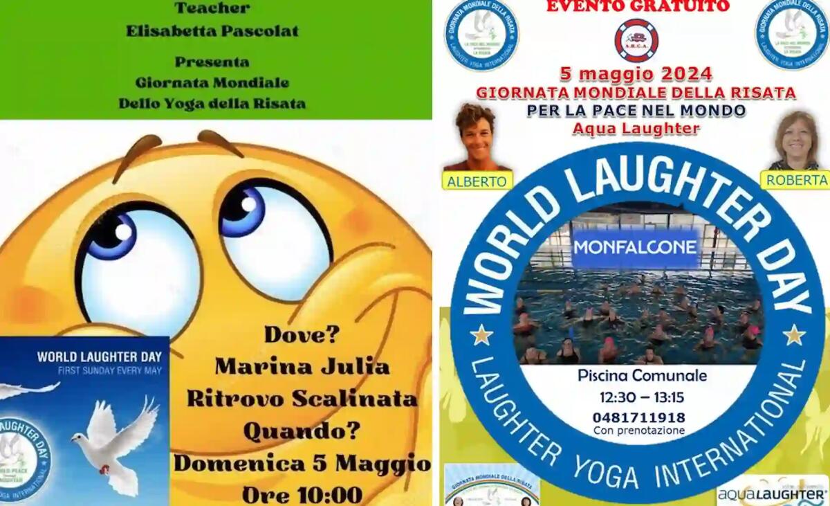 "Yoga della risata" a Monfalcone: un'opportunità per rilassarsi e divertirsi - 