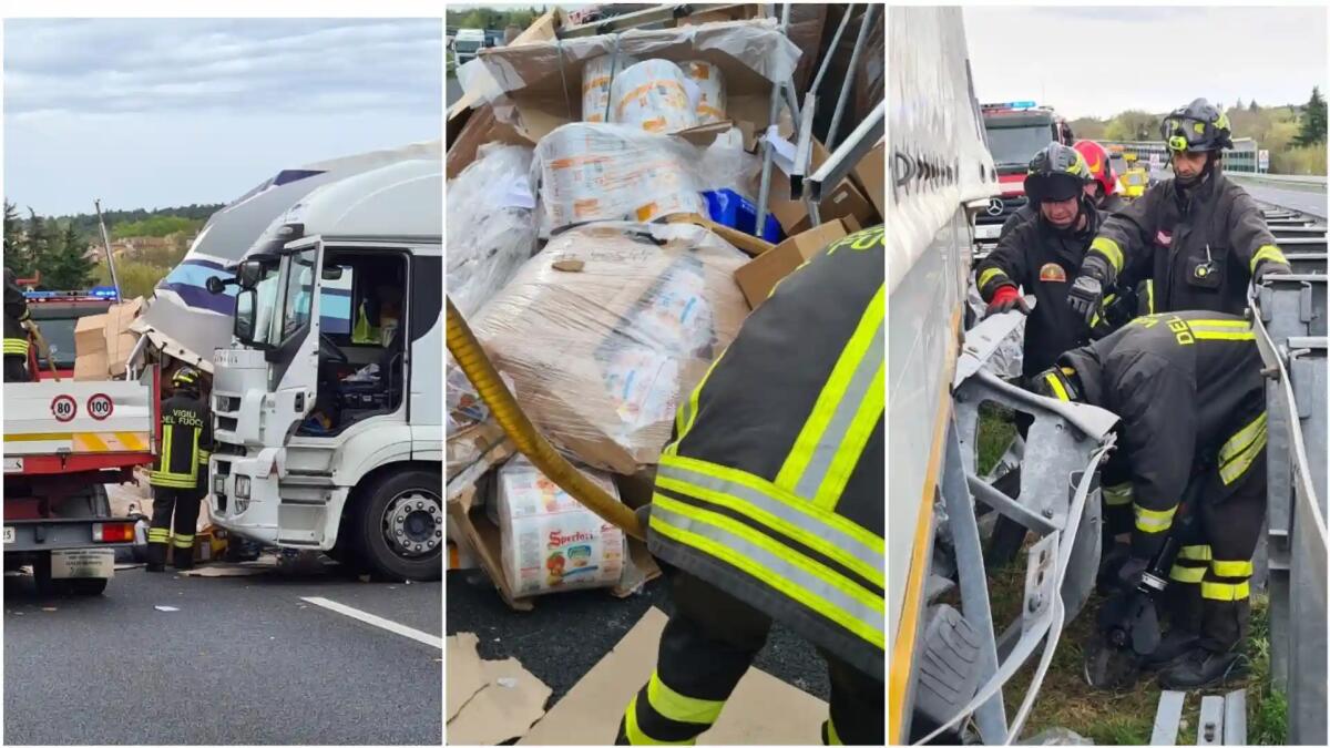Camion contro il guardrail sul Raccordo Autostradale: soccorsi durati 9 ore. Cosa è successo - 