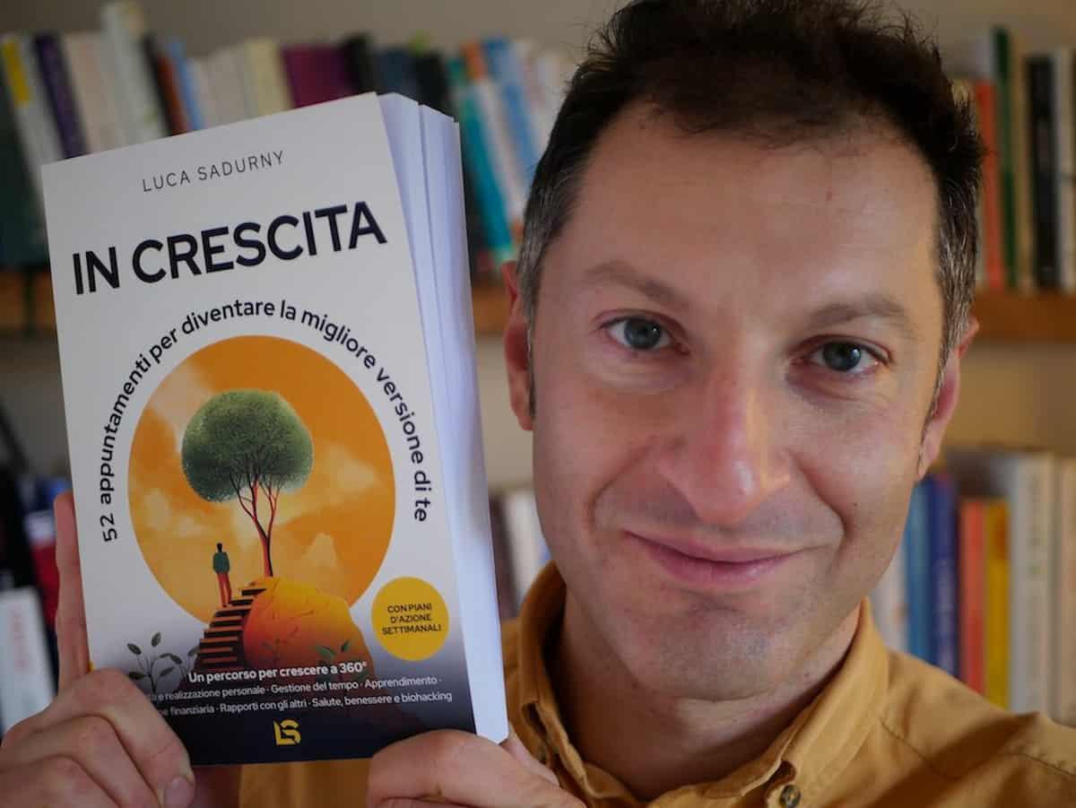 “IN CRESCITA”, il nuovo libro dell’imprenditore e divulgatore Luca Sadurny - 