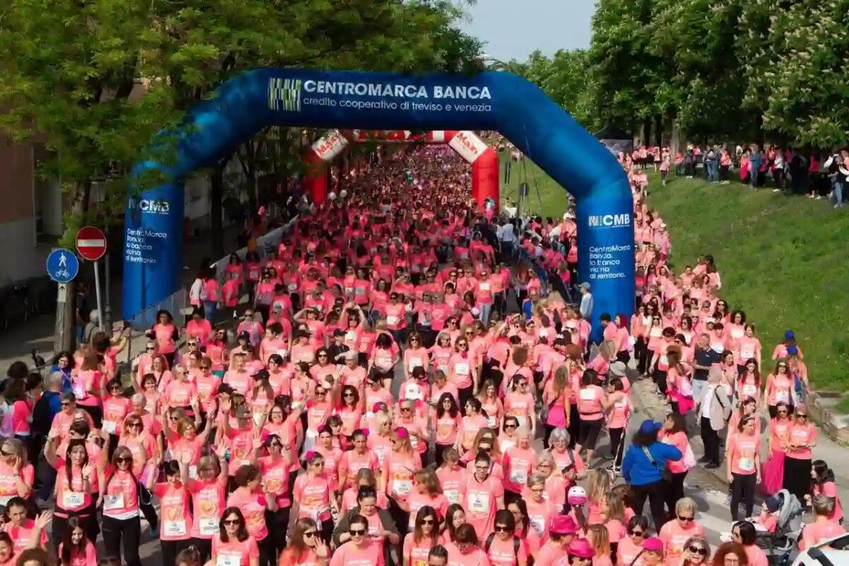 Dieci anni di "Treviso in Rosa": oltre 8mila iscritte per un 5 maggio di corsa e solidarietà -