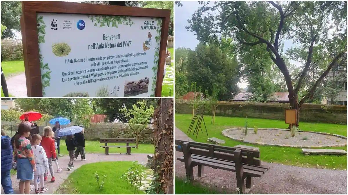 Piccoli studenti-pazienti a scuola nel verde: inaugurata al Burlo Garofolo l’Aula Natura - 