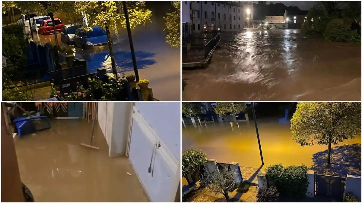 Maltempo, allerta a Vicenza: fiumi in piena. Cantine allagate e danni d’acqua - 