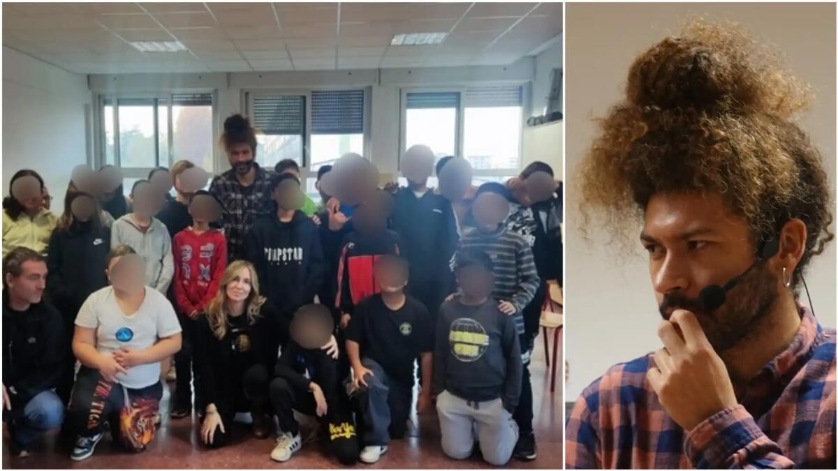 Il rapper non udente Brazzo canta con gli studenti di Mogliano. L'iniziativa di sensibilizzazione -