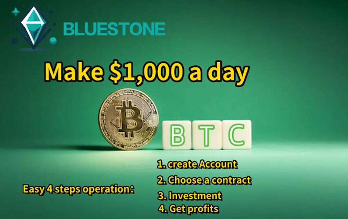 How to make money online? BluestoneMining teaches you how to make $1000 a day - 