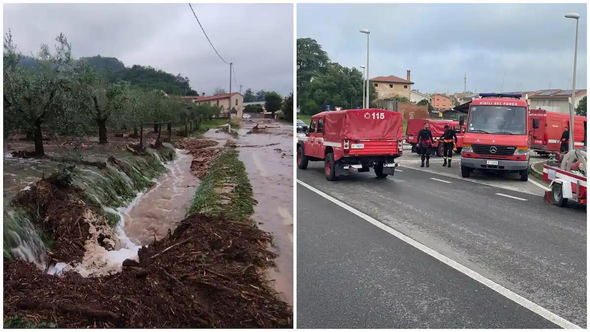 Allerta meteo rossa in Veneto, piove sui terreni inzuppati: la situazione attuale - 