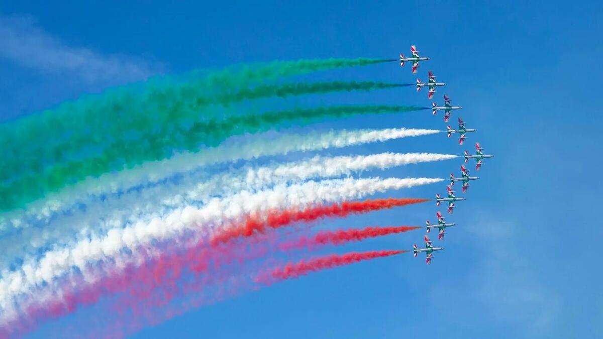 Sorvolo sui cieli di Caorle: sono le prove dell'esibizione delle Frecce Tricolori per domani - 