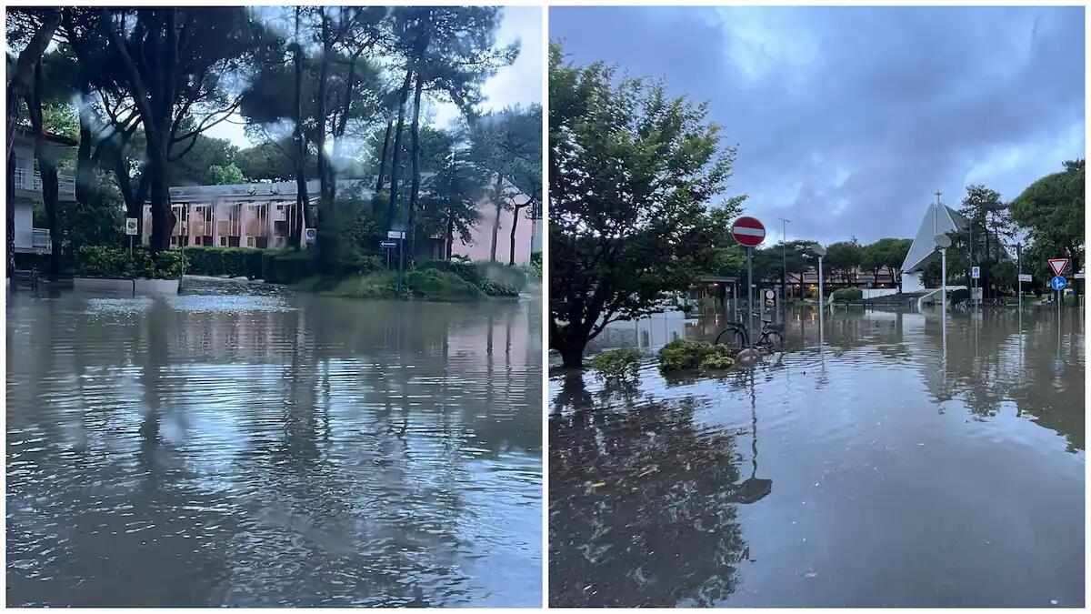A Lignano Sabbiadoro è emergenza allagamenti: ecco la situazione (molto grave). FOTO - 