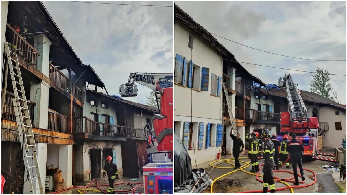 Esplosione ed incendio in una casa colonica: anziano ustionato -