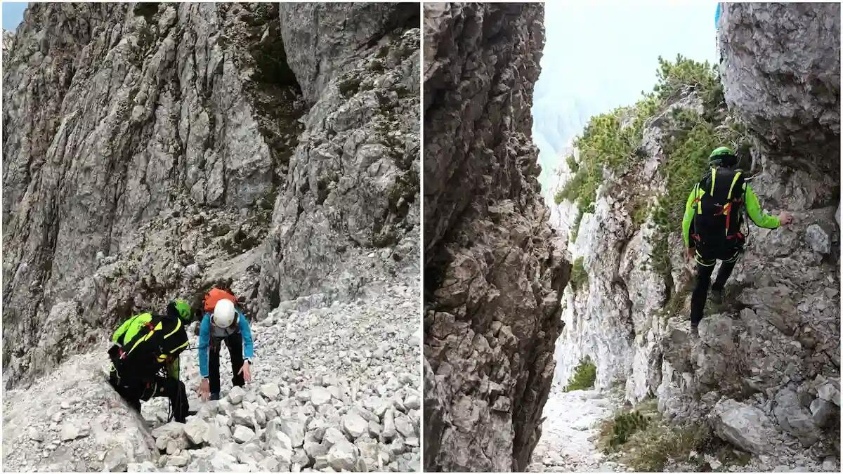 Due giovani bloccati su dei salti di roccia nelle Alpi Carniche: recuperati con l'elicottero - 