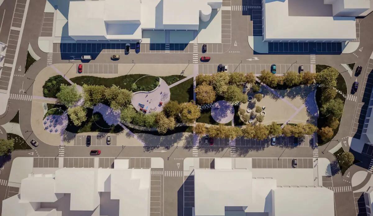 Villorba. Ecco il progetto di riqualificazione di piazza Aldo Moro: 40 alberi e 175 mq di verde in più -