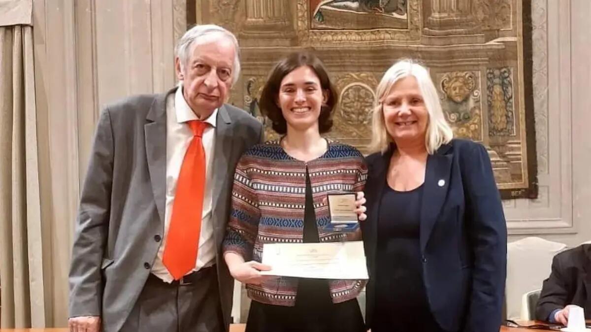 Matilde Cartolari premiata con la Medaglia del Presidente del Senato per la sua tesi - 