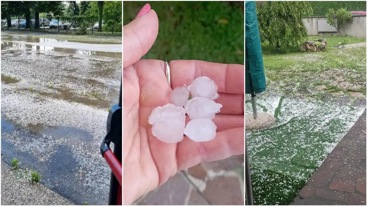 Maltempo senza fine, rovesci e grandinate in Friuli. Le immagini - 