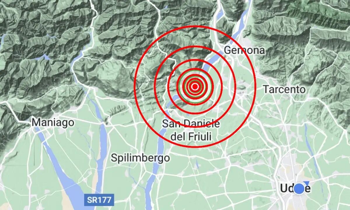 Lieve scossa di terremoto in Friuli, epicentro a Forgaria - 