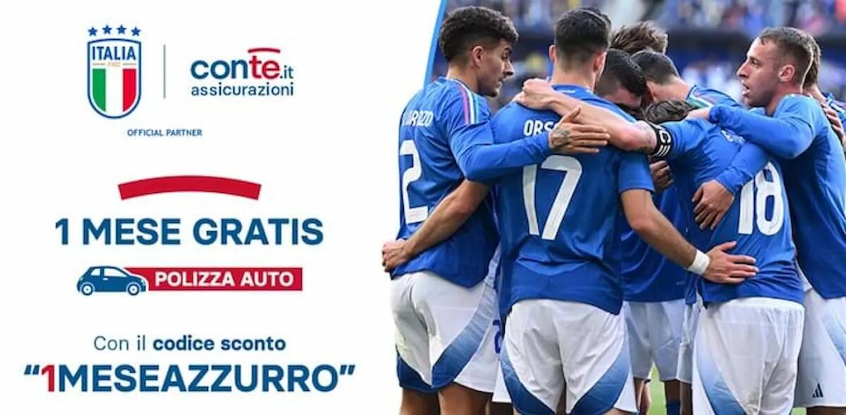 1 mese azzurro: la promo di ConTe.it per i nuovi clienti in occasione del Campionato Europeo di Calcio 2024 - 