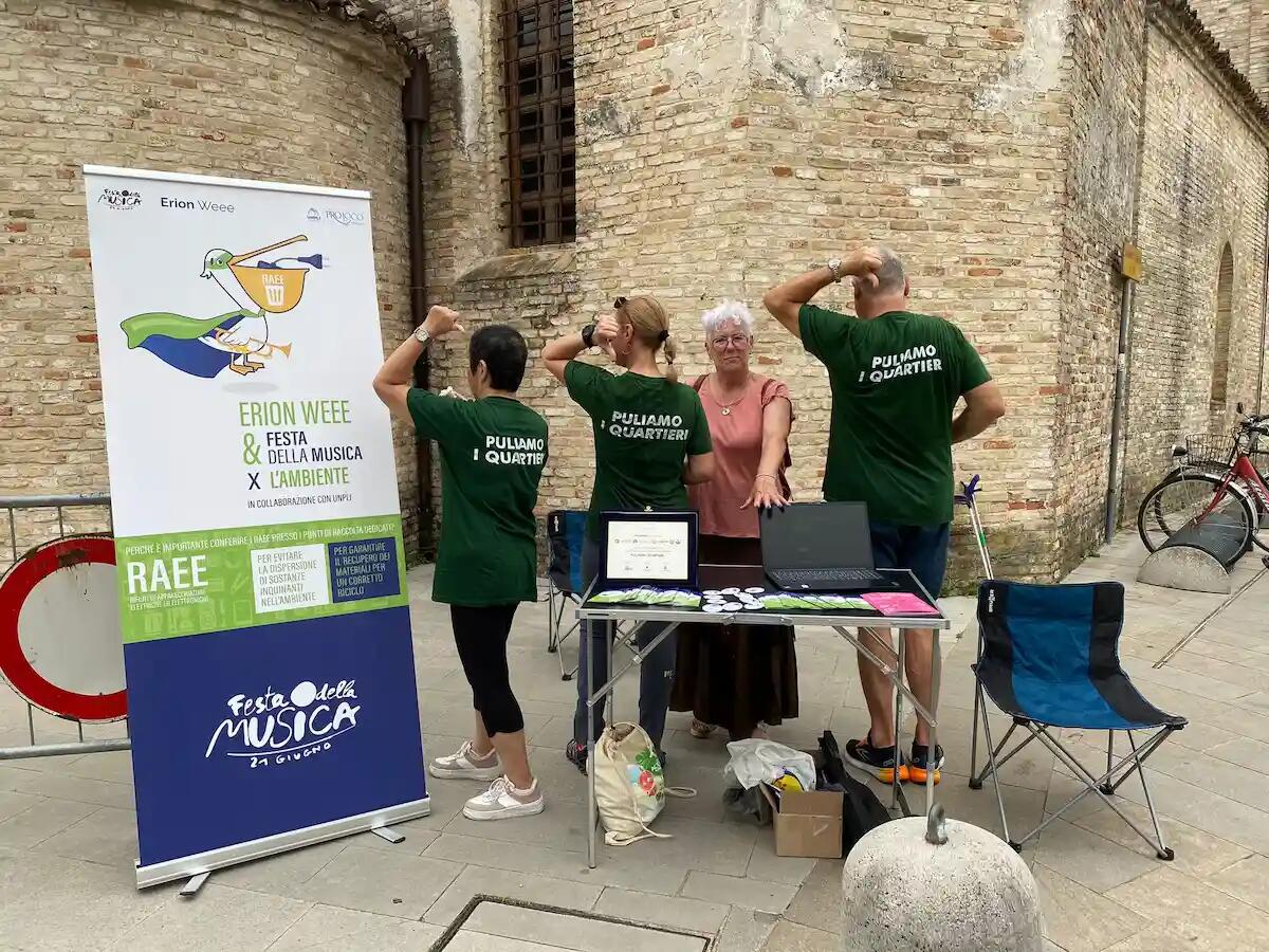 Pordenone celebra la musica e l'ambiente: raccolti 46 kg di rifiuti elettronici in un giorno - 
