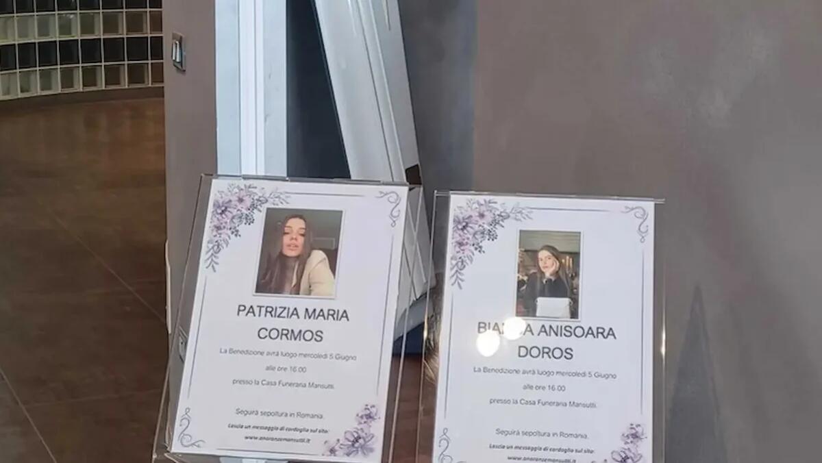 Morte nel Natisone, aperta la camera ardente: Patrizia e Bianca vestite da sposa - 