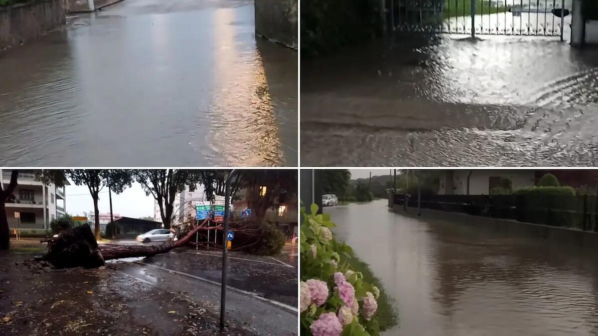 Maltempo in Friuli: tromba d'aria a Udine, allagamenti a Latisana e Maniago - 