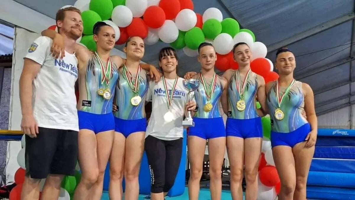 Le atlete friulane della Newteam di Remanzacco conquistano l’oro all'International Teamgym Cup - 