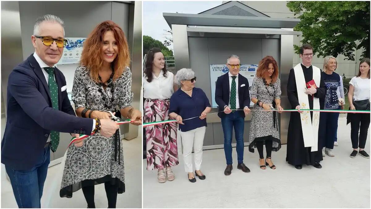 Pocenia inaugura una nuova casetta dell'acqua. Dove si trova -