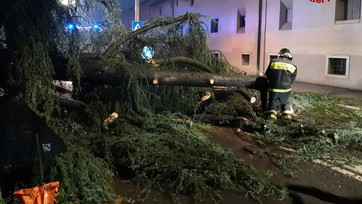 Violento nubifragio nel Vicentino: allagamenti, danni d'acqua e strade bloccate - 