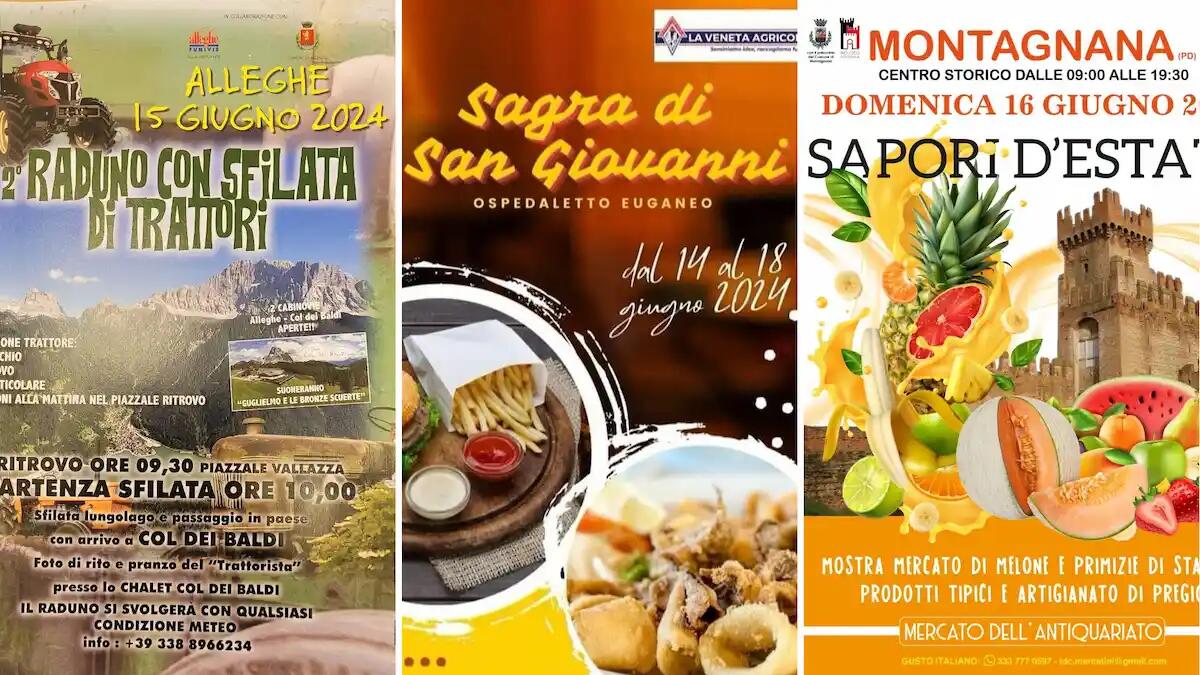 Cosa fare, dove andare nel weekend in Veneto. Gli eventi per il 14, 15 e 16 giugno 2024 -