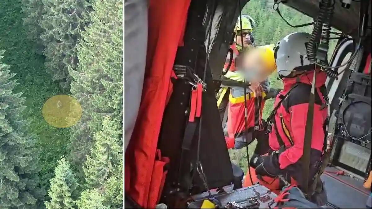 Si perde mentre cerca funghi, 69enne individuata e salvata con l'elicottero dai vigili del fuoco - 