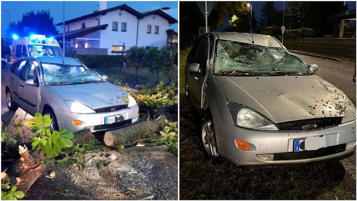 Nubifragi, raffiche di vento e fulmini: ancora danni da maltempo in Friuli - 
