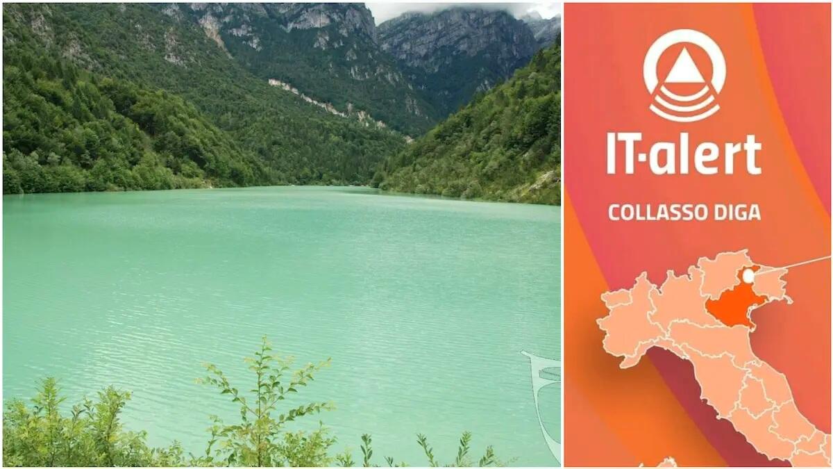 Collassa una diga in Veneto: è un test del sistema IT-Alert. Quando e dove - 