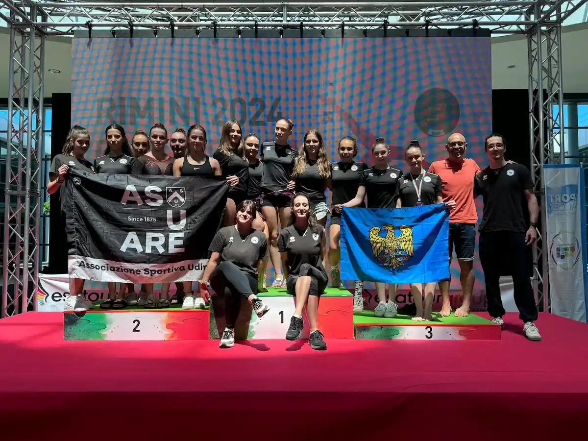 Ginnastica friulana in festa: l'ASU domina con 17 titoli nazionali -