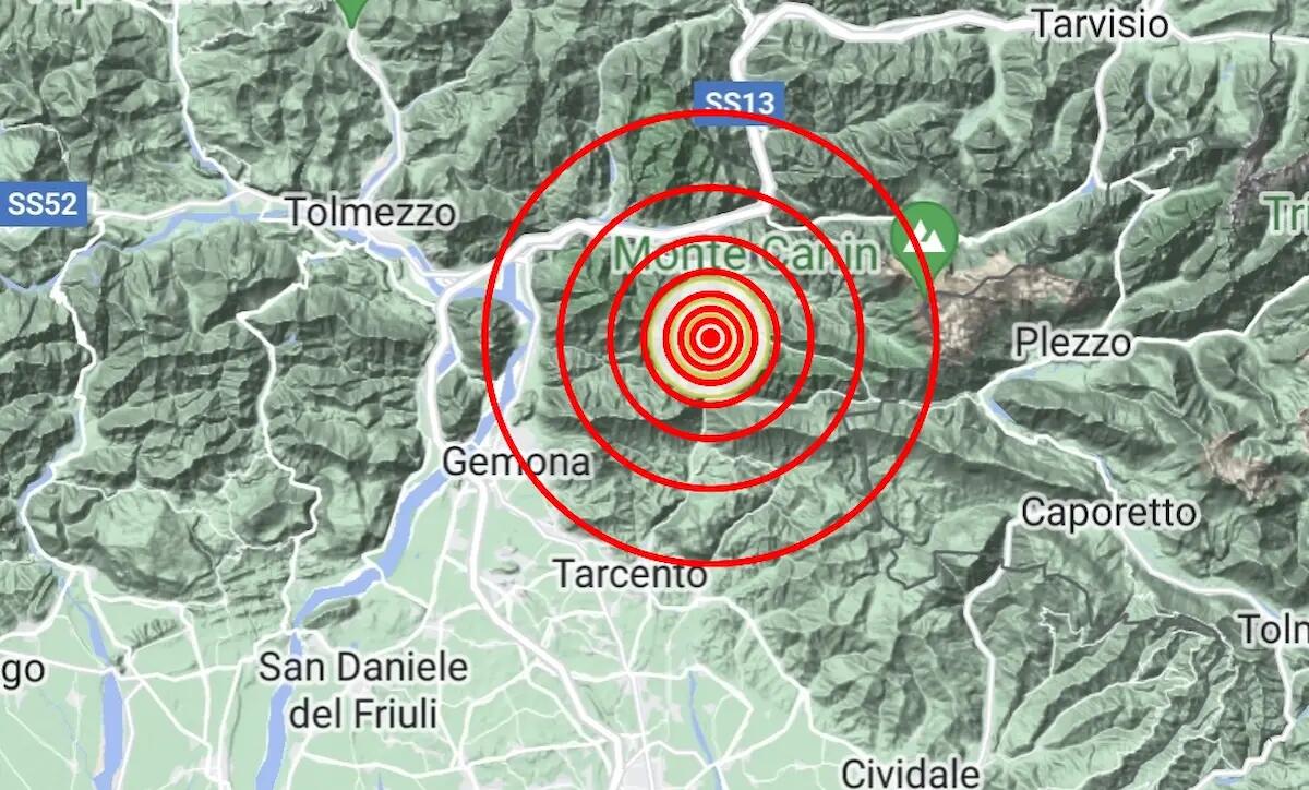 Trema la terra in Friuli, scossa di terremoto oggi 18 luglio - 